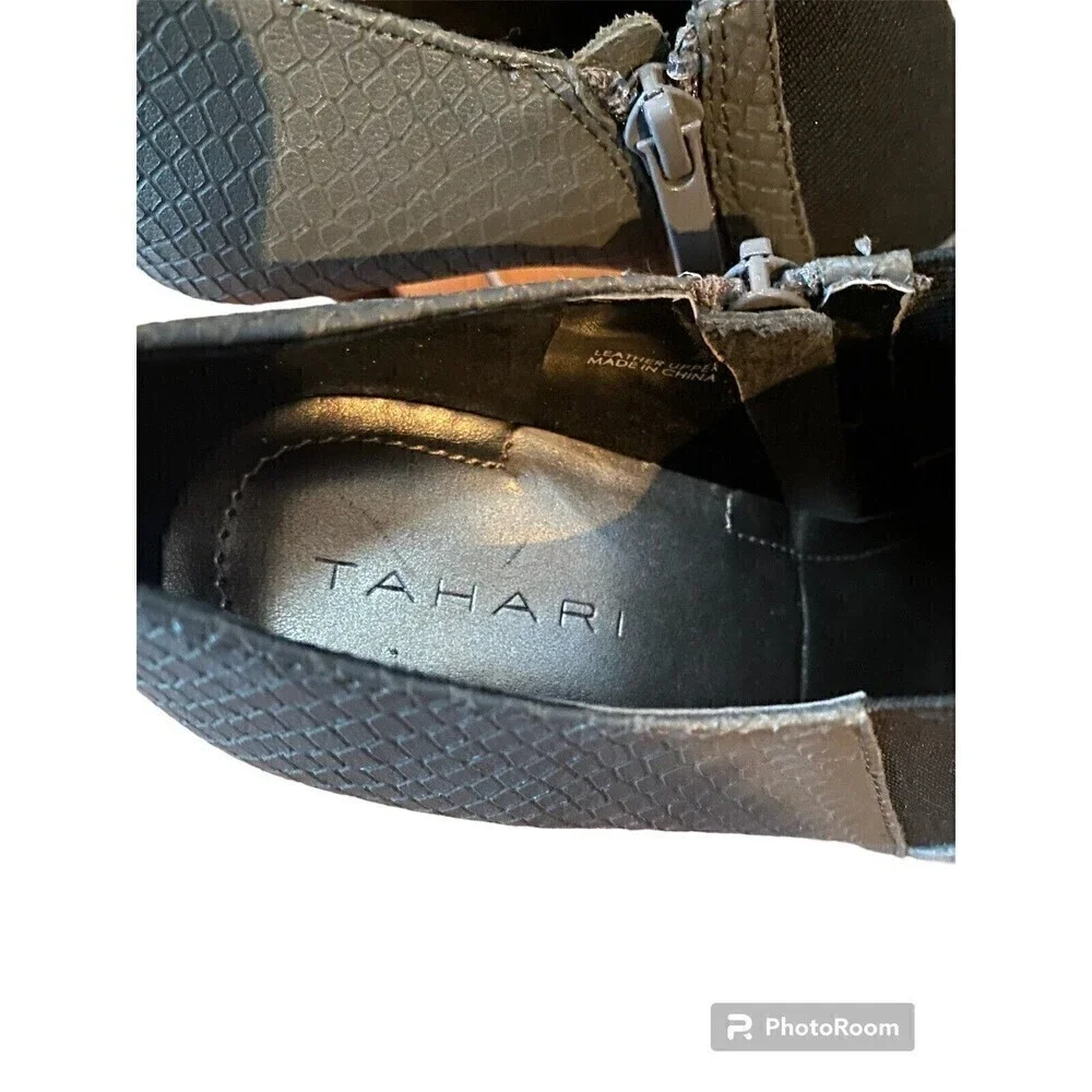 Tahari Bea Gray Heels Sz.6.5 M
